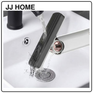 【JJ HOME】Mini Sponge Mop for Sink and Kitchen Hands-Free Foldable Desktop Cleaning Tool with Absorbent Head