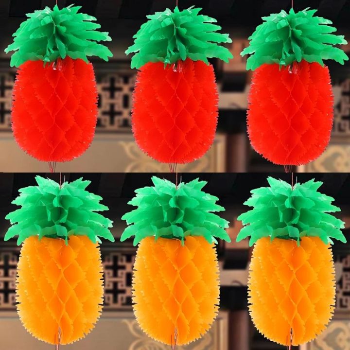 2PCS Pineapple Lantern Folding Lamp Shopping Malls Streets