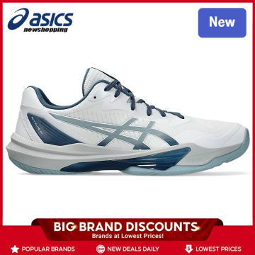 Asics Sky Elite Ff3 Volleyball Shoes - White X Dolphin Grey - Mens