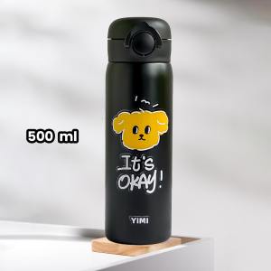 Nexxio Tumbler 500ml Termos Stainless Steel 304 / Botol Minum Lucky Day Tahan Panas & Dingin - TS10