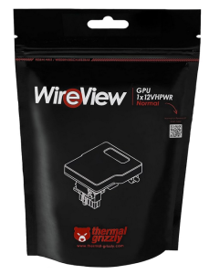 Thermal Grizzly WireView & WireView Pro GPU 1x12VHPWR Advanced Power Meter for Graphics Cards | OLED Display | Temperature Sensors | Power Consumption Measurement and Monitoring PC Tool