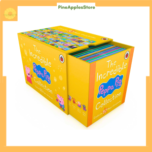Truyện Bộ Peppa Pig vàng 50 cuốn nhập khẩu - THE INCREDIBLE PEPPA PIG COLLECTION