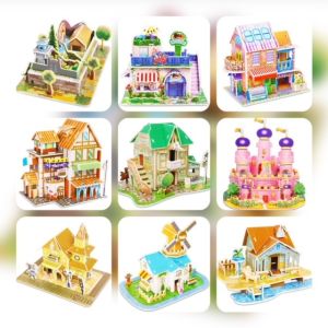 Puzzle 3D Ukuran Medium DIY Jigsaw Puzzle Mainan Edukasi Anak MURAH