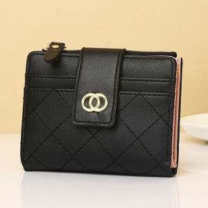 ( READY STOCK ) 1536 WALLET SHORT ZIP PURSE LUXURY KOREA COIN FOLD PU SLING BAG EU FASHION HOUSE