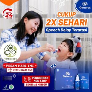 Generos G-Nero Multivitamin Nutrisi Otak Anak Dewasa Hiperaktif Penambah Kecerdasan & Daya Ingat Solusi Atasi Speech Delay Telat Bicara Autis Spech Delay