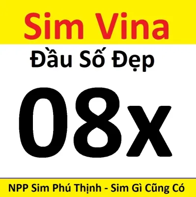 Sim số đẹp vinaphone 08x Sim chưa kích hoạt. Bảng 121.1