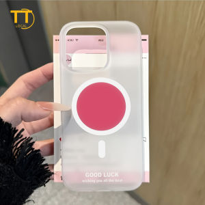 Tri-Town Ultra-Thin Frosted Magnetic Case for iPhone 11 17 16 15 14 13 12 Pro Max Transparent Shockproof Cover【FP46】】