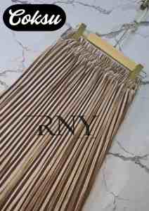 Rok Plisket Bludru Velvet Dewasa Polos Premium Murah Tebal