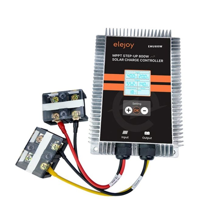 【Latest model】Elejoy Smart Photovoltaic Solar MPPT Controller 24V 36V ...