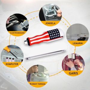 Obeng Min Plus Amerika 2in1 2 In 1 Obeng Bolak Balik