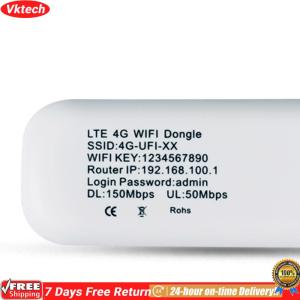【Ready】【Vktech】USB 150Mbps Modem Stick Portable Wireless WiFi Adapter 4G Card Router for Home