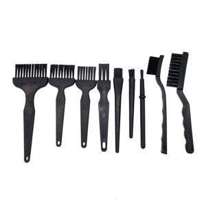 9 cái/thiết lập chống tĩnh điện bàn chải Crank xử lý Thẳng Bàn chải làm sạch sửa chữa PCB bàn chải làm việc cho bàn phím máy tính làm sạch