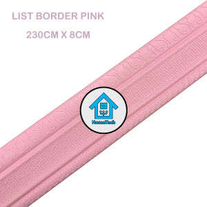 HT Wallpaper Foam List Pink Wallborder Foam 3D
