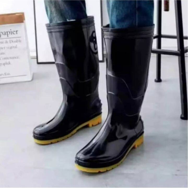 High tube rain boots men's rain boots women's overshoes acid and CLIMA ...