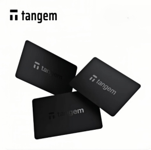 TANGEM Wallet Set( ✖ 3) - Hardware wallet encrypted asset security tool - Secure encrypted wallet - Trusted cold storage for Bitcoin Ethereum NFT and other coins -100% offline hardware wallet