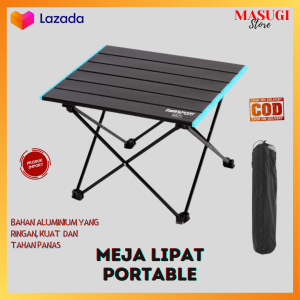 Meja Lipat Piknik Foldable Portable Aluminium TaffSPORT