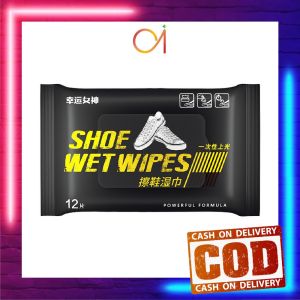 AI-C1016 Tisu Basah Sepatu Tanpa Cuci / Tissue Basah Pembersih Sepatu 12 Lembar Wipes Shoe Cleaner