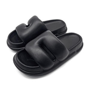 [Free Shipping] WomenS Summer New Style Slippers Casual Home Slippers Korean-Style Candy-Colored Thick-Soled Non-Slip Comfortable EVA Sandals