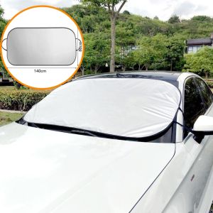 4PCs Car Sunshade Side Window UV Protection Heat Insulation Static Film Anti-Glare Car Window Cover