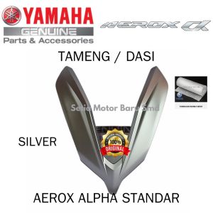 Tameng Panel Dasi Depan Silver Aerox Alpha Standar Silver 8 Asli Original Yamaha Surabaya