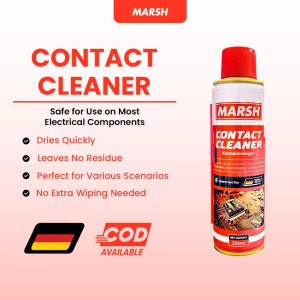 Marsh Electrical Contact Cleaner Professional Fast Dry No Residue Safe on Circuits 250ml