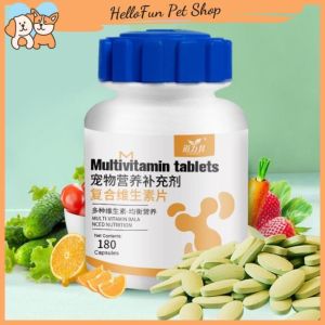 [180 viên] Vitamin cho chó mèo Borammy bổ sung Nguyên tố vi lượng Canxi Men tiêu hóa Giải độc cho thú cưng