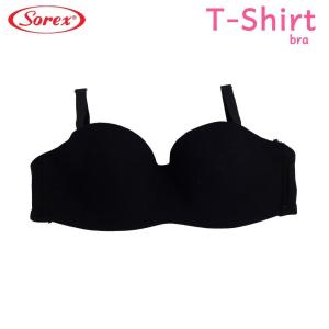 BH BRA SOREX 34153 BAHAN KATUN |BRA BH SEAMLESS MODEL KATUN - | T-shirt Bra Busa TIPIS HALF CUP Kawat Kait 2 Setara Cup B Modern - BAHAN KATUN SOREX KAIT 2 - ORIGINAL SOREX ASLI SOREX SIZE 34 36 38 -YT COLLECTION