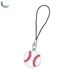 YUYIN4 Sáng Tạo Bóng Mặt Dây Chuyền Bóng Rổ Bóng Đá Keychain bóng chuyền bóng chày điện thoại chuỗi thời trang mới thể thao Keyring xe mặt dây chuyền treo đồ trang sức
