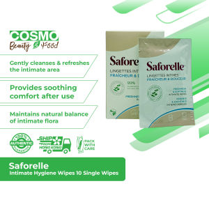 Saforelle Intimate Hygiene Wipes 10 Single Wipes