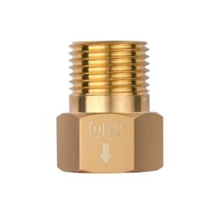 Double Brass Check Valves Set 1/2 Inch Threaded Anti Reverse Flows Device Temperature Resist Adapter for Water Systems