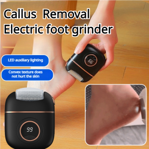Home use automatic digital exfoliator for foot scrubbing heel and dead skin