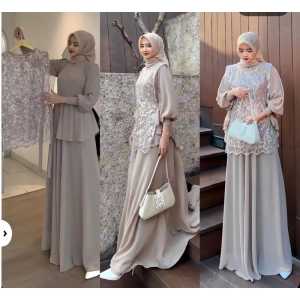 BISA COD - BEST SELLER SEINJA DRESS SILK CERUTY BABYDOLL!! BUSUI FRIENDLY SIZE M - XXL DRESS KONDANGAN DRESS PESTA DRESS BRIDESMAID DRESS WISUDA