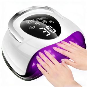 LadyMisty 268W UV LED Nail Lamp 2026 Upgrade UV Light for Gel Nails with 57 Beads Nail Dryer with 4 Timer Setting & LCD Touch Display Professional Nail Lamp – Best Gifts