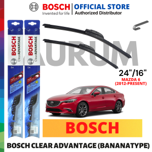 Bosch Clear Advantage Wiper Blade set for Mazda 6 2012-Present (24/16) 2pcs
