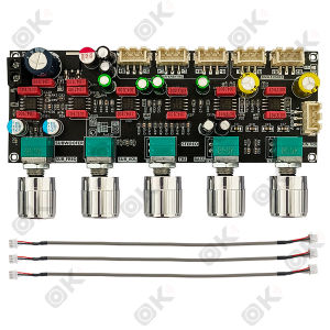 OKMUSIC ZK-PRO1 ฟรอนท์โทนบอร์ด Pre-Amplifer Board Front-End บอร์ด Tone แฝนปริมาณ Preamp Mixer Board สำหรับ เครื่องขยายเสียง