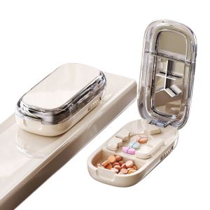 MIRELINA Tablet Quartering Pill Divider Divider Organizer Dustproof Divider Crusher Divider for Small or Large Pills