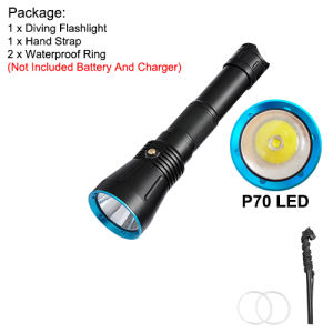 Asafee DA16 XHP70 Diving Flashlight Powerful SST70 LED Flashlight 3600lm Underwater Torch Professional diving light Powered by 26650 battery