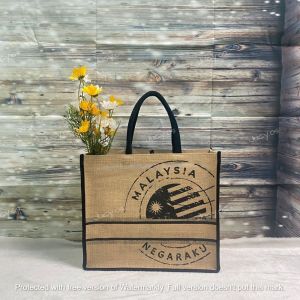 NEGARAKU MALAYSIA Big & Small Tote Bag Jute Beg Tangan Wanita Murah
