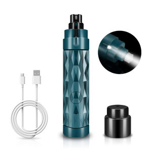 Dog Nail Grinder Rechargeable 2-Speed Electric Dog Nail Clippers Pet Nail Trimmer with LED Light Painless Dog Nail File Paws Grooming and Smoothing for Small Medium Large Dogs and Cats