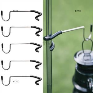 {CTTC} Camping Light Pole Hook Stainless Steel Tent Pole Lamp Hook Multifunctional Outdoor Camping Light Stand Hook Camping Equipment