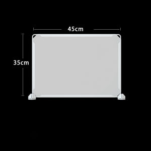 1 Set Sekat Pembatas Meja Kerja 35x45cm Devider Sekat Pembatas