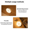 Stick Tap Push Lamp Night Light USB ชาร์จ Stick-on Push Light ไร้สายตู้เคาน์เตอร์ LED. 