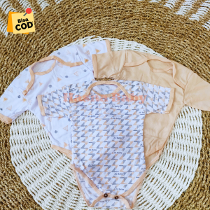 3 pcs Jumper Bayi Baru Lahir/ Paket Jumpsuit Bayi / Paket Lahiran 3 Pcs Jumper Baby Gift Set Baby Newborn Seri Coksu- Juragan Lebak