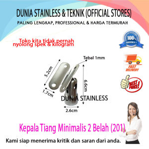 Kepala Tiang Minimalis 2 Belah