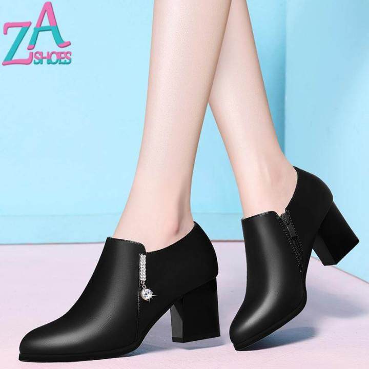 Heel Ladies Business Casual Shoes ZAZA Formal Office Shoes Women