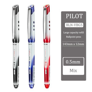 Japan Pilot Grip Ballpoint Pen BLN-VBG5 Straight Liquid Gel Pen Large Capacity Replaceable Refill 0.5mm Office School Stationery2026