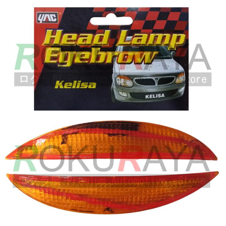 Perodua Kelisa (20012007) Custom Fit ABS Car Headlamp Head Lamp Eyelid