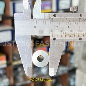 แหวนรองหลังคาแหวนยางสังกะสีแหวนสองชั้น รองสกรูยิงหลังคากันซึม OD16OD19 (ปลีก-ส่ง)