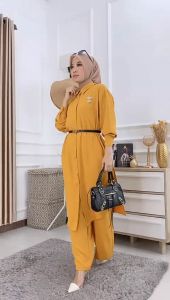 NEW SABRINA SET LONG TUNIK VIRAL