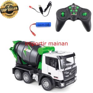 mainan remote control truk molen semen HUINA 1557 2.4ghz truck rc